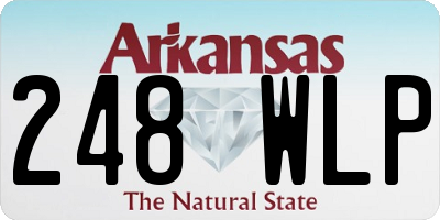 AR license plate 248WLP