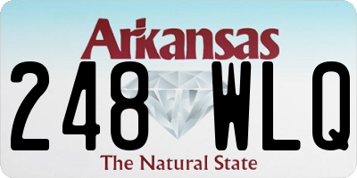 AR license plate 248WLQ