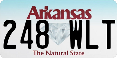 AR license plate 248WLT