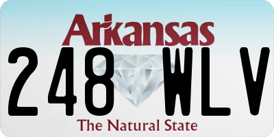 AR license plate 248WLV