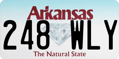 AR license plate 248WLY
