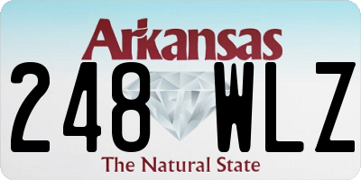 AR license plate 248WLZ
