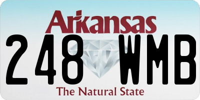 AR license plate 248WMB