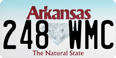 AR license plate 248WMC