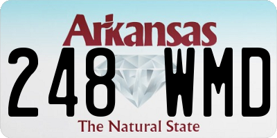 AR license plate 248WMD