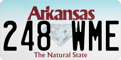 AR license plate 248WME