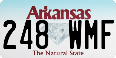 AR license plate 248WMF