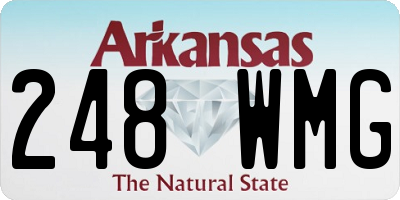 AR license plate 248WMG