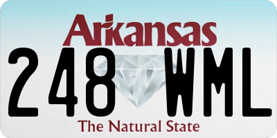 AR license plate 248WML