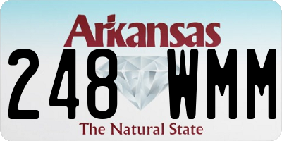 AR license plate 248WMM