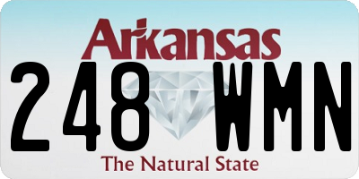 AR license plate 248WMN
