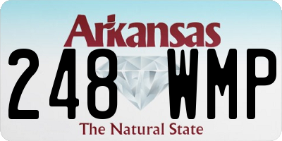 AR license plate 248WMP