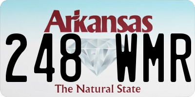 AR license plate 248WMR