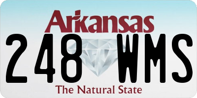 AR license plate 248WMS