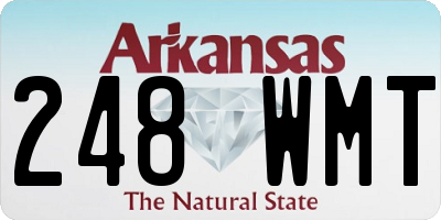 AR license plate 248WMT