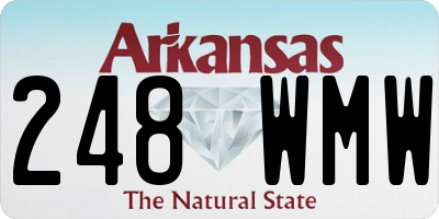 AR license plate 248WMW