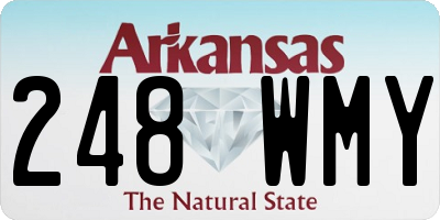 AR license plate 248WMY