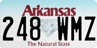 AR license plate 248WMZ
