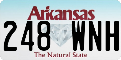 AR license plate 248WNH