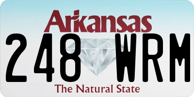 AR license plate 248WRM