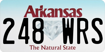 AR license plate 248WRS