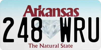AR license plate 248WRU