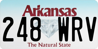 AR license plate 248WRV