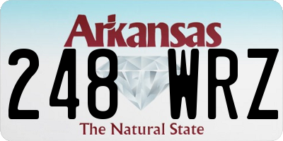 AR license plate 248WRZ