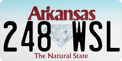 AR license plate 248WSL