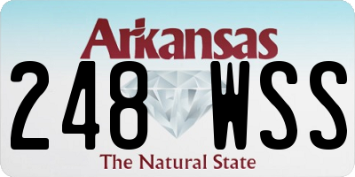 AR license plate 248WSS