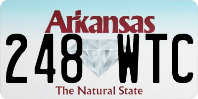 AR license plate 248WTC