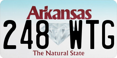 AR license plate 248WTG