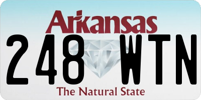 AR license plate 248WTN