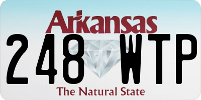 AR license plate 248WTP
