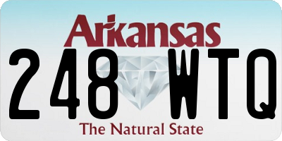 AR license plate 248WTQ