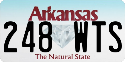 AR license plate 248WTS
