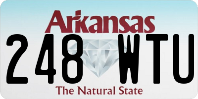AR license plate 248WTU