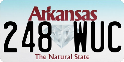 AR license plate 248WUC