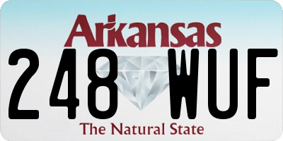 AR license plate 248WUF