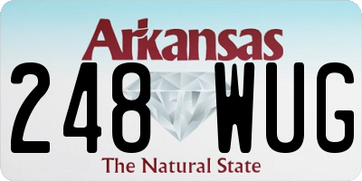 AR license plate 248WUG