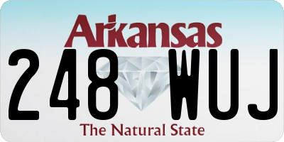 AR license plate 248WUJ
