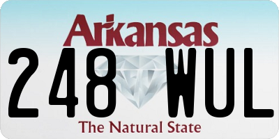 AR license plate 248WUL