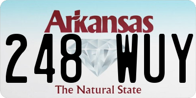 AR license plate 248WUY