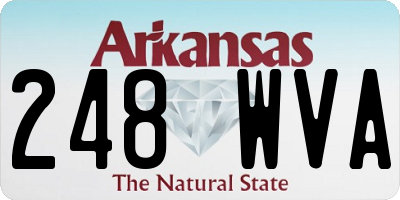 AR license plate 248WVA