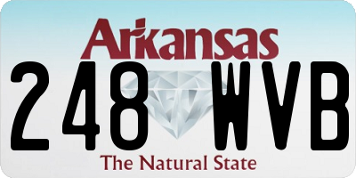 AR license plate 248WVB