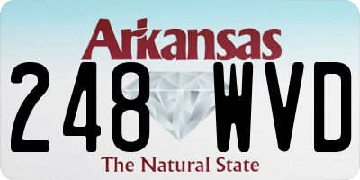 AR license plate 248WVD