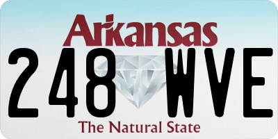 AR license plate 248WVE