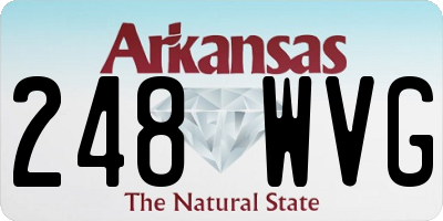 AR license plate 248WVG