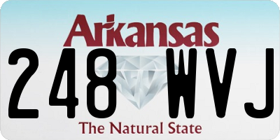 AR license plate 248WVJ