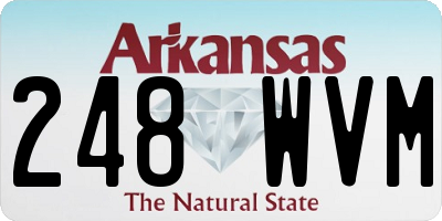 AR license plate 248WVM